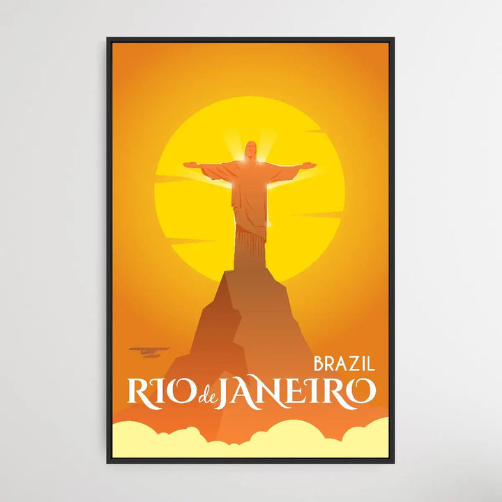 Rio De Janeiro - Vintage Style Travel Print - I Heart Wall Art