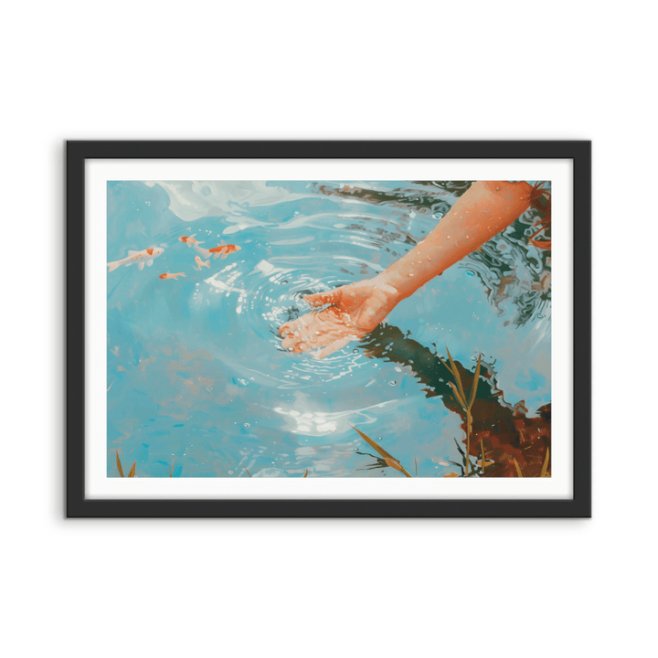 Ripple Affect - Water Landscape Stretched Canvas or Fine Art Print - I Heart Wall Art - Poster Print, Canvas Print or Framed Art Print