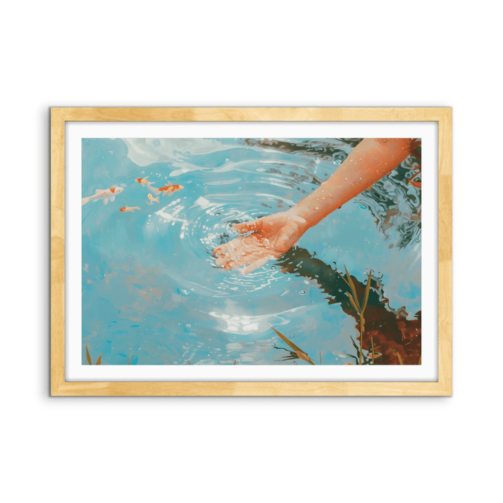 Ripple Affect - Water Landscape Stretched Canvas or Fine Art Print - I Heart Wall Art - Poster Print, Canvas Print or Framed Art Print