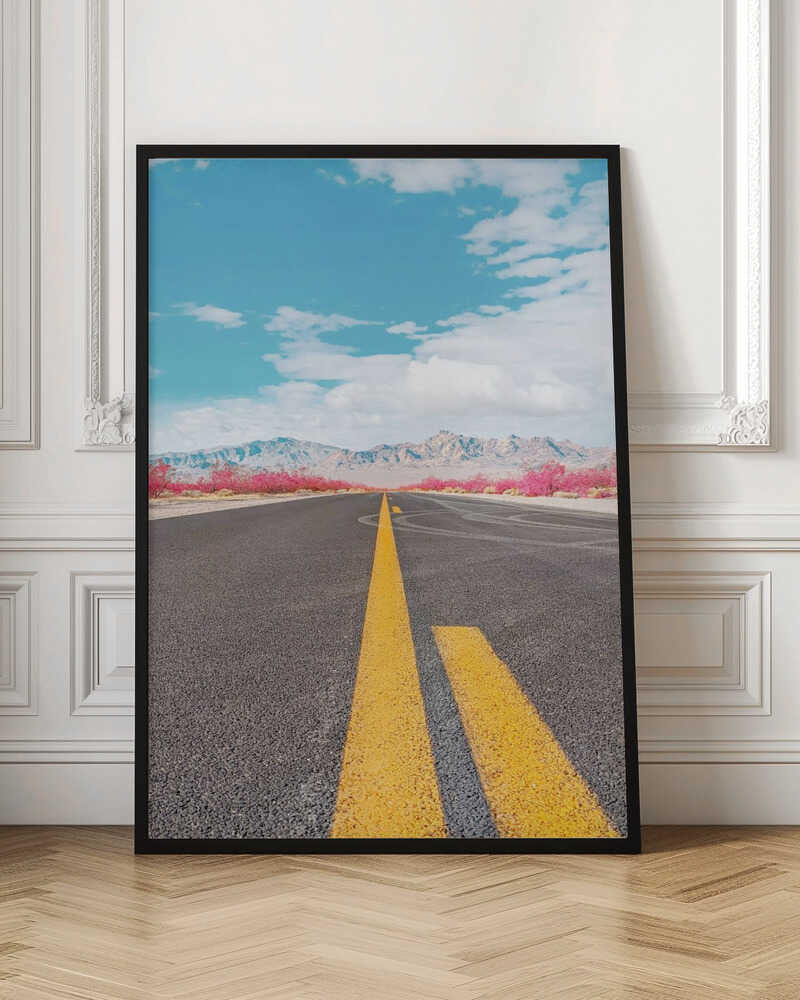 Road to Death Valley - Stretched Canvas, Poster or Fine Art Print - I Heart Wall Art - Poster Print, Canvas Print or Framed Art Print