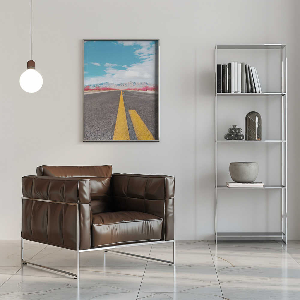 Road to Death Valley - Stretched Canvas, Poster or Fine Art Print - I Heart Wall Art - Poster Print, Canvas Print or Framed Art Print