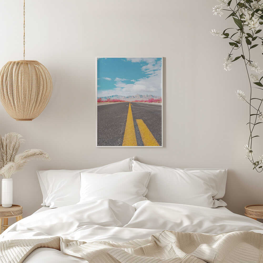 Road to Death Valley - Stretched Canvas, Poster or Fine Art Print - I Heart Wall Art - Poster Print, Canvas Print or Framed Art Print