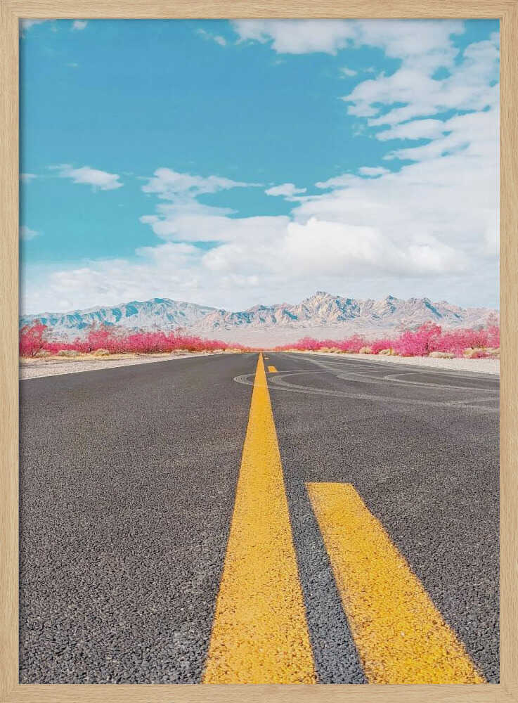 Road to Death Valley - Stretched Canvas, Poster or Fine Art Print - I Heart Wall Art - Poster Print, Canvas Print or Framed Art Print