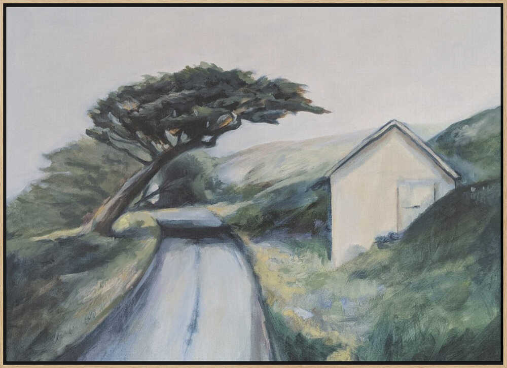 Road To Lighthouse - Stretched Canvas, Poster or Fine Art Print - I Heart Wall Art - Poster Print, Canvas Print or Framed Art Print