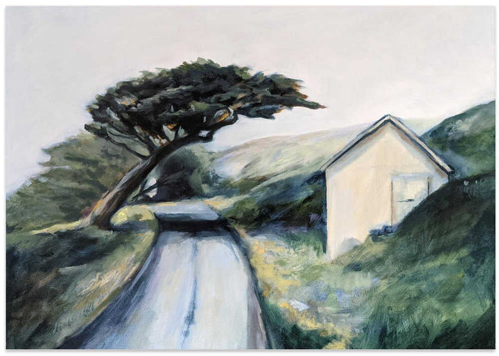 Road To Lighthouse - Stretched Canvas, Poster or Fine Art Print - I Heart Wall Art - Poster Print, Canvas Print or Framed Art Print
