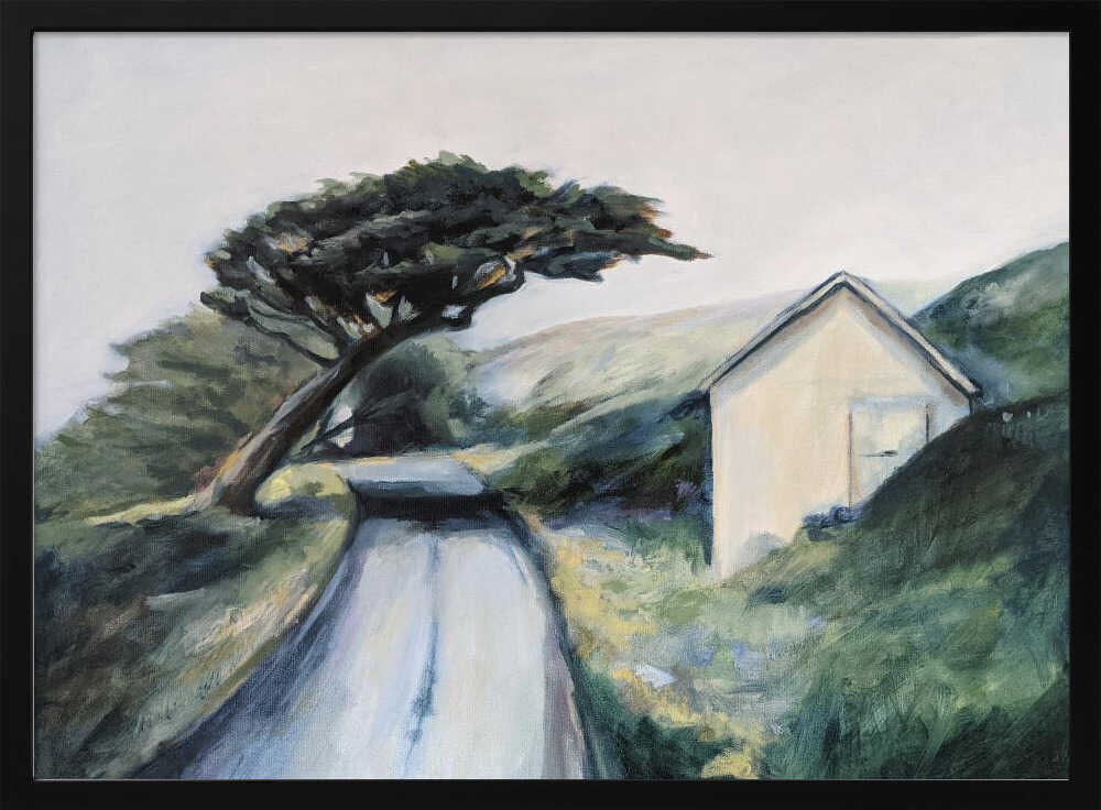 Road To Lighthouse - Stretched Canvas, Poster or Fine Art Print - I Heart Wall Art - Poster Print, Canvas Print or Framed Art Print