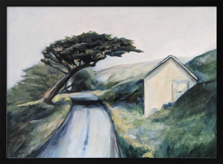 Road To Lighthouse - Stretched Canvas, Poster or Fine Art Print - I Heart Wall Art - Poster Print, Canvas Print or Framed Art Print