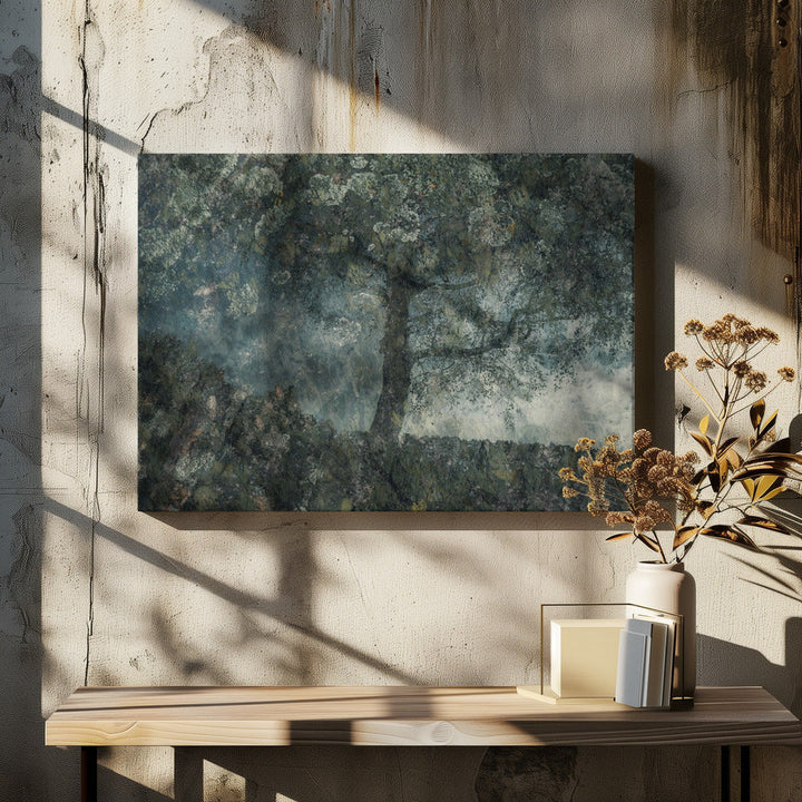 Rocks and a tree - Stretched Canvas, Poster or Fine Art Print I Heart Wall Art