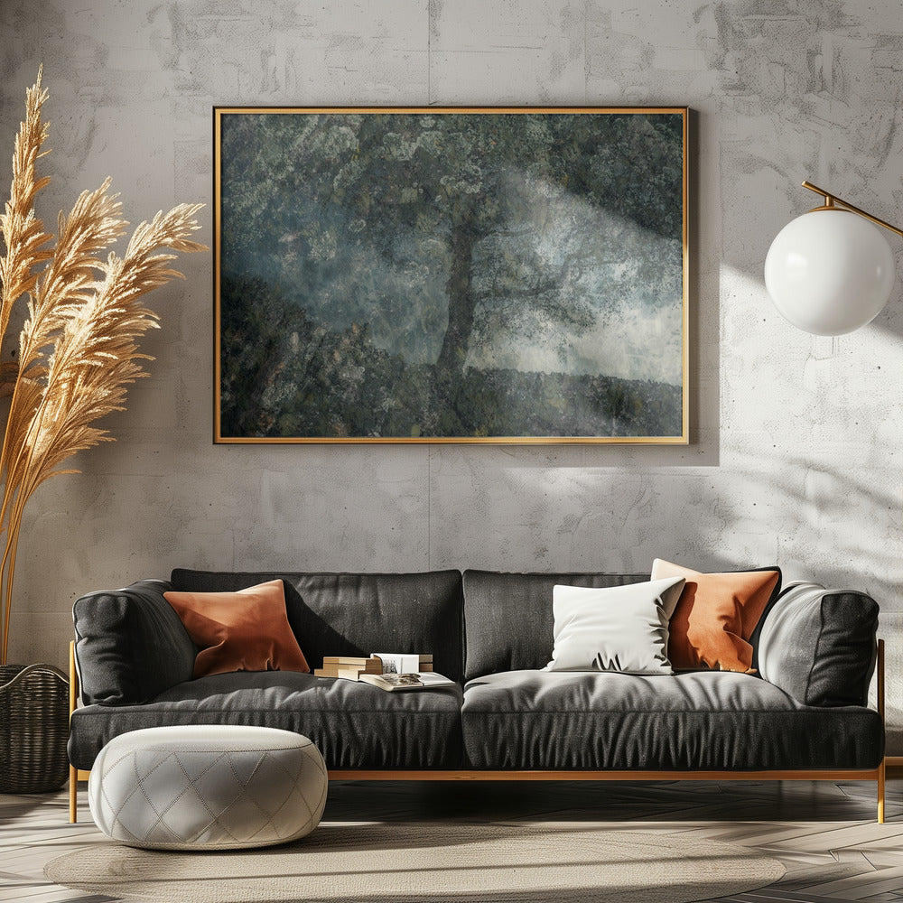 Rocks and a tree - Stretched Canvas, Poster or Fine Art Print I Heart Wall Art