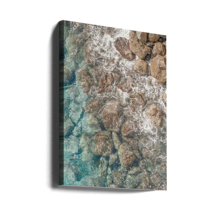 Rocky Shore - Stretched Canvas, Poster or Fine Art Print - I Heart Wall Art - Poster Print, Canvas Print or Framed Art Print