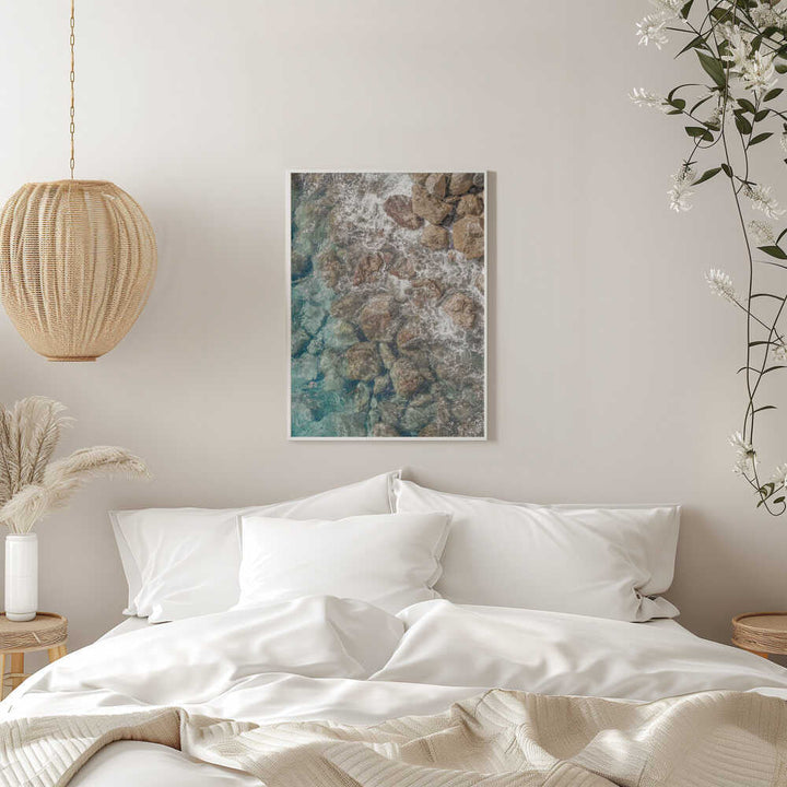 Rocky Shore - Stretched Canvas, Poster or Fine Art Print - I Heart Wall Art - Poster Print, Canvas Print or Framed Art Print