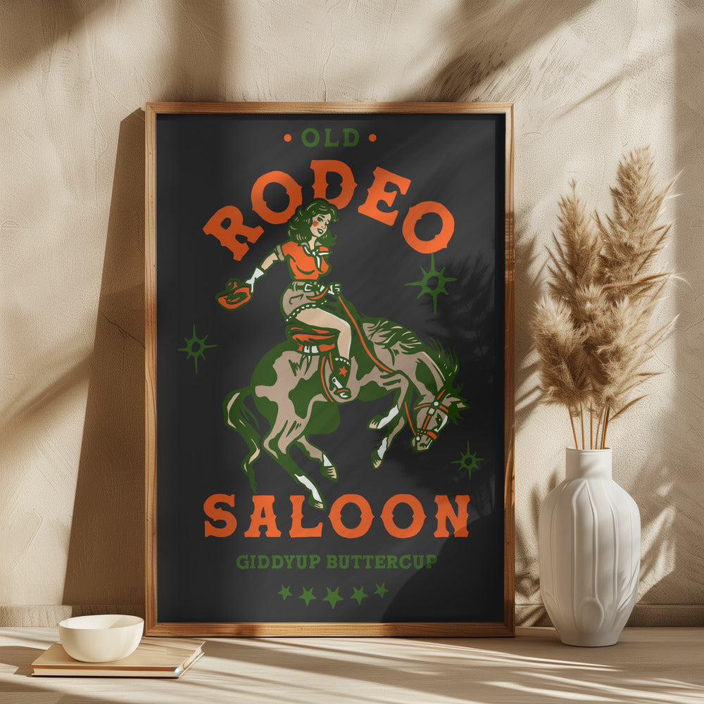 Rodeo Saloon.png - Stretched Canvas or Fine Art Print – I Heart Wall Art