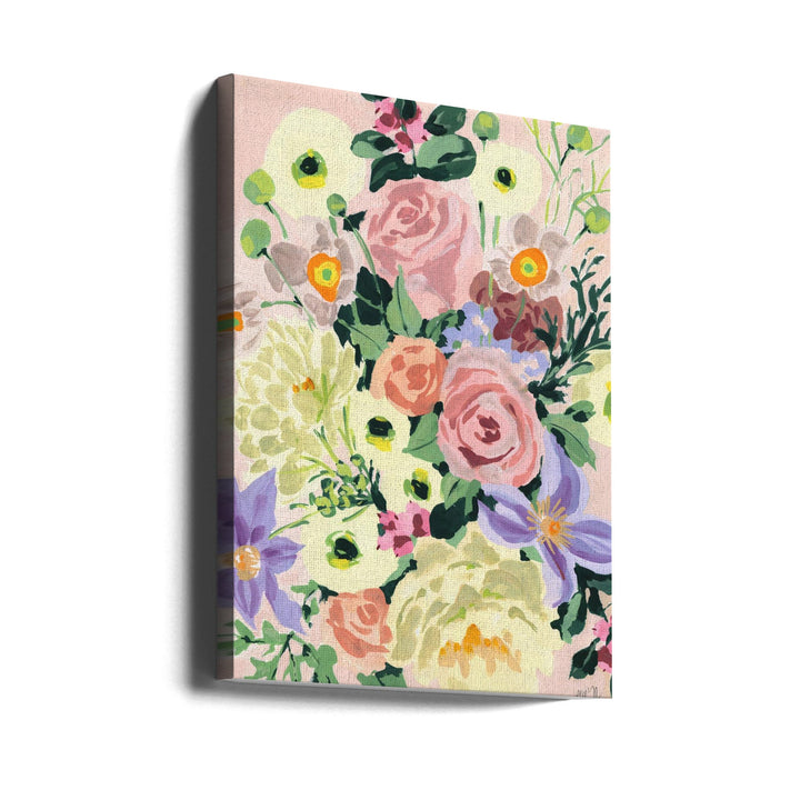 Romantic Bouqet - Stretched Canvas, Poster or Fine Art Print I Heart Wall Art