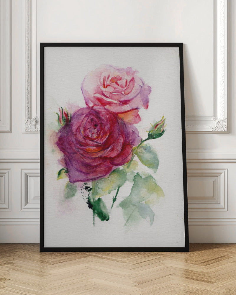 Rose June - Stretched Canvas, Poster or Fine Art Print I Heart Wall Art