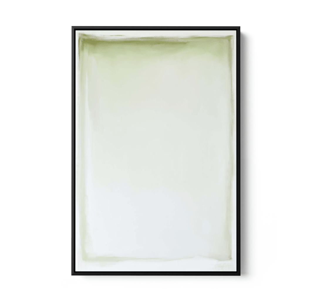 Rosyln - Green Modern Abstract Stretched Canvas or Wall Art Print - I Heart Wall Art - Poster Print, Canvas Print or Framed Art Print