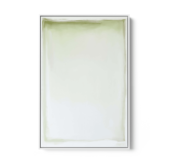 Rosyln - Modern Green Abstract Stretched Canvas or Wall Art Print - I Heart Wall Art - Poster Print, Canvas Print or Framed Art Print