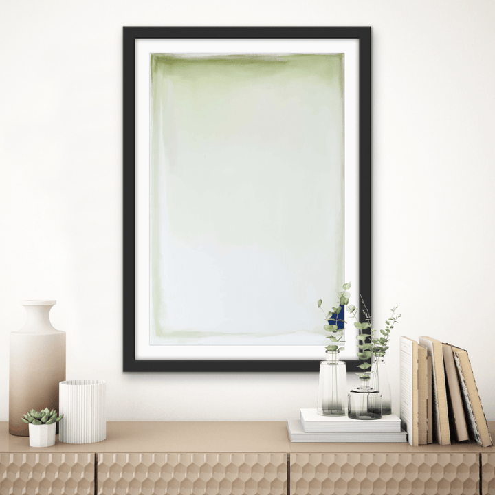 Rosyln - Modern Green Abstract Stretched Canvas or Wall Art Print - I Heart Wall Art - Poster Print, Canvas Print or Framed Art Print