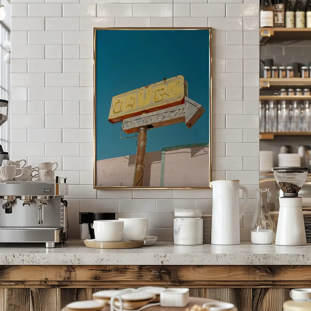 Route 66 II - Stretched Canvas, Poster or Fine Art Print I Heart Wall Art