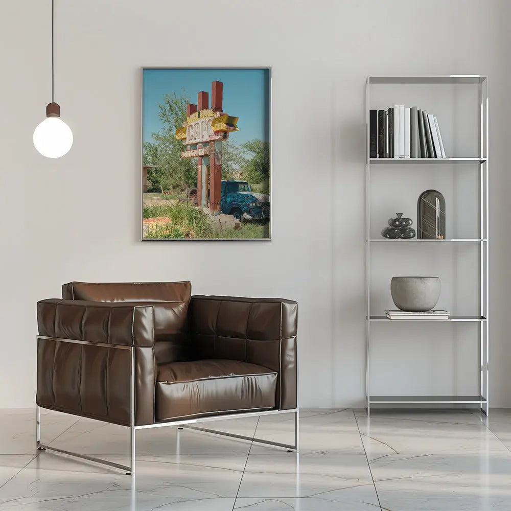 Route 66 III - Stretched Canvas, Poster or Fine Art Print I Heart Wall Art