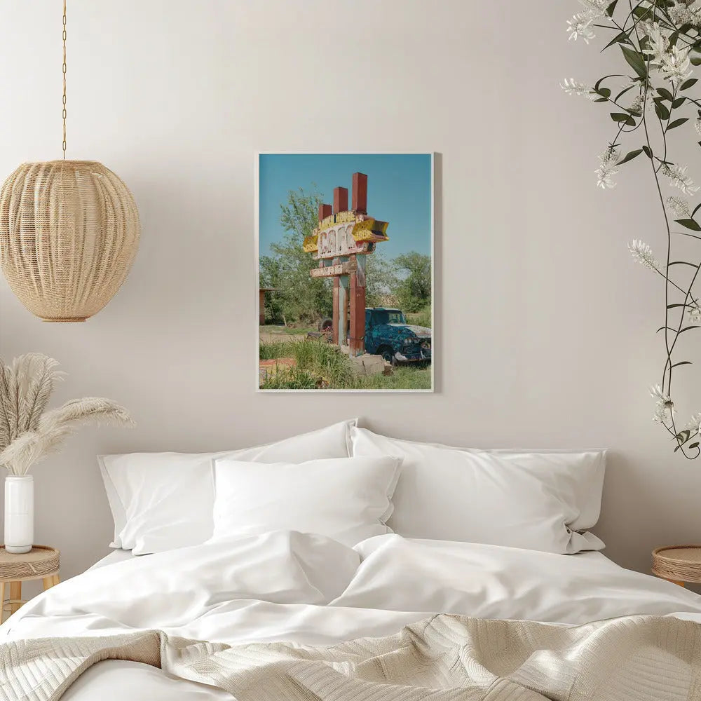 Route 66 III - Stretched Canvas, Poster or Fine Art Print I Heart Wall Art