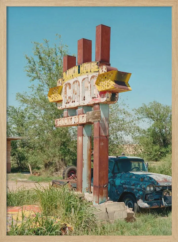 Route 66 III - Stretched Canvas, Poster or Fine Art Print I Heart Wall Art