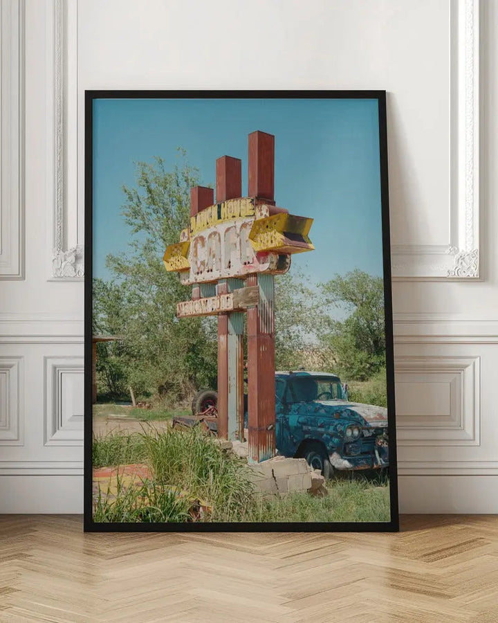 Route 66 III - Stretched Canvas, Poster or Fine Art Print I Heart Wall Art