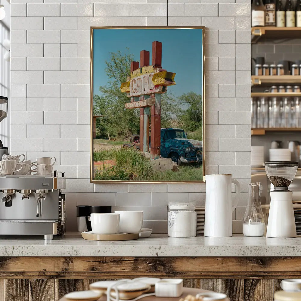 Route 66 III - Stretched Canvas, Poster or Fine Art Print I Heart Wall Art