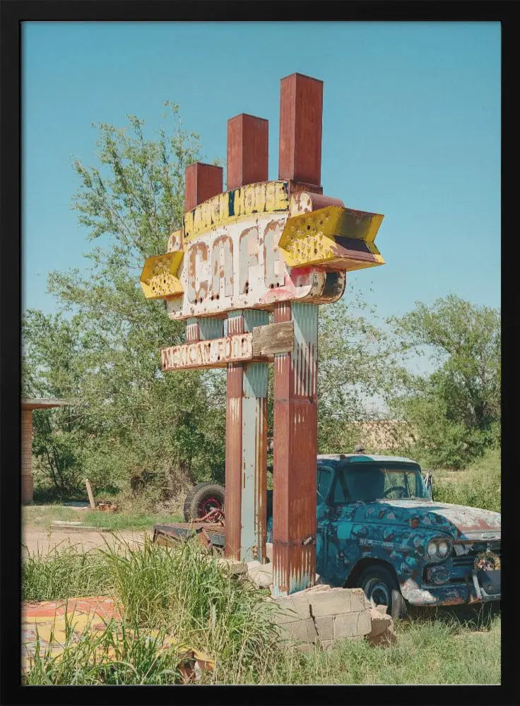 Route 66 III - Stretched Canvas, Poster or Fine Art Print I Heart Wall Art
