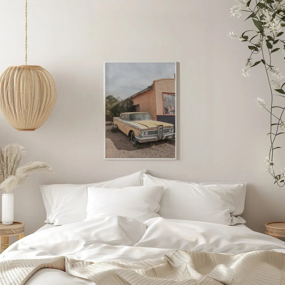 Route 66 Oldtimer - Stretched Canvas, Poster or Fine Art Print I Heart Wall Art