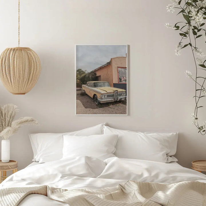 Route 66 Oldtimer - Stretched Canvas, Poster or Fine Art Print I Heart Wall Art