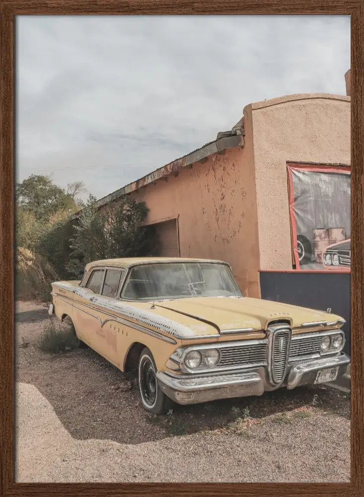 Route 66 Oldtimer - Stretched Canvas, Poster or Fine Art Print I Heart Wall Art
