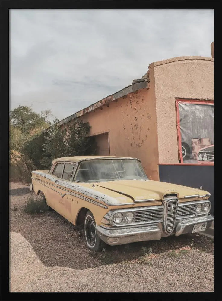 Route 66 Oldtimer - Stretched Canvas, Poster or Fine Art Print I Heart Wall Art