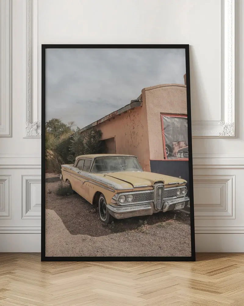 Route 66 Oldtimer - Stretched Canvas, Poster or Fine Art Print I Heart Wall Art