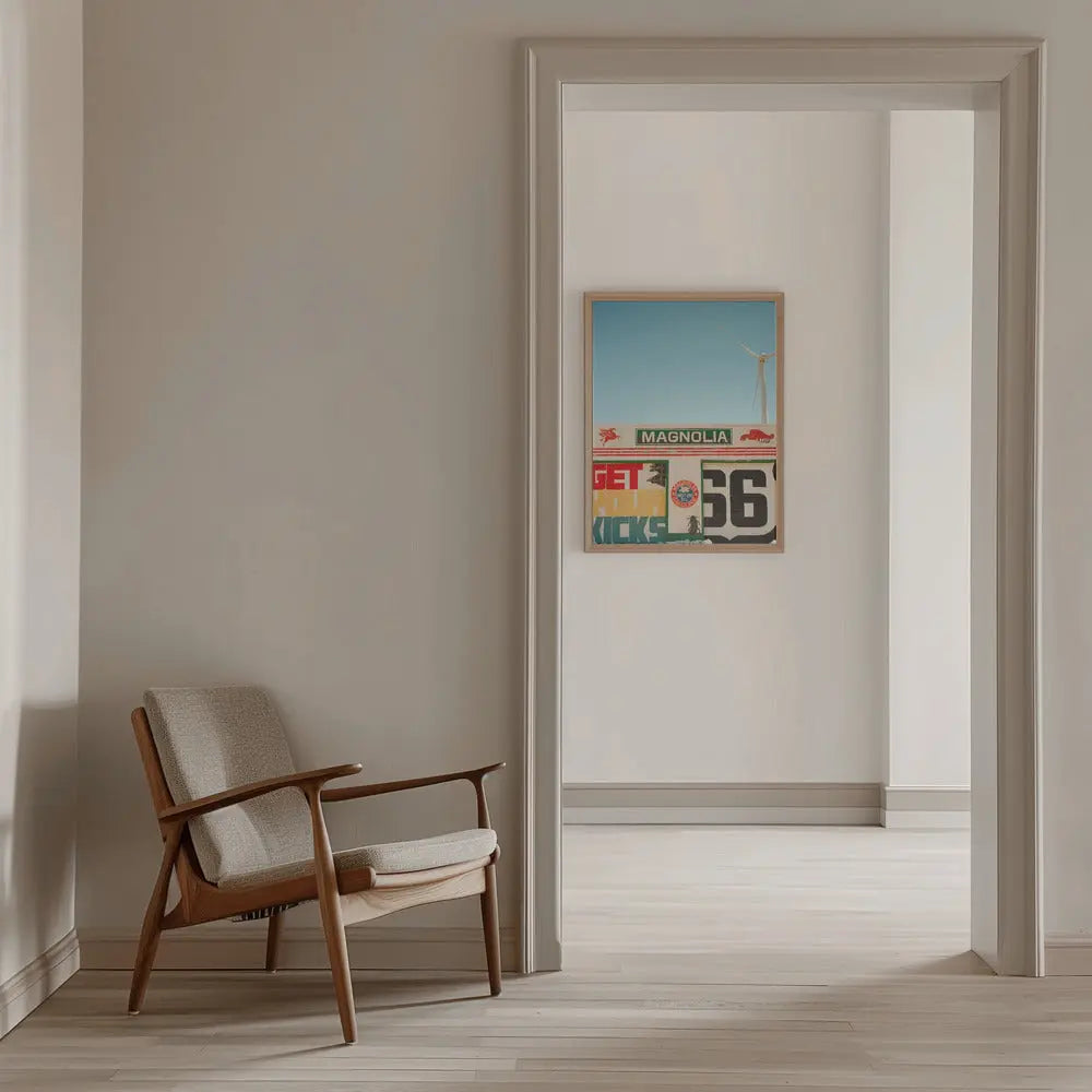 Route 66 VI - Stretched Canvas, Poster or Fine Art Print I Heart Wall Art
