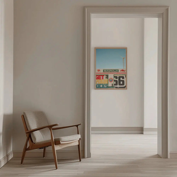 Route 66 VI - Stretched Canvas, Poster or Fine Art Print I Heart Wall Art