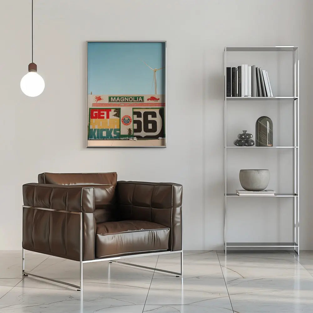 Route 66 VI - Stretched Canvas, Poster or Fine Art Print I Heart Wall Art