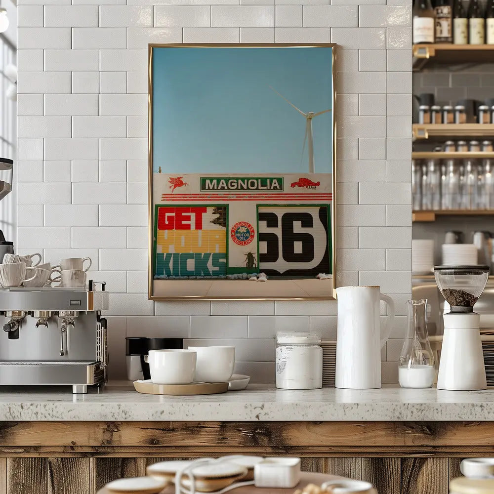 Route 66 VI - Stretched Canvas, Poster or Fine Art Print I Heart Wall Art
