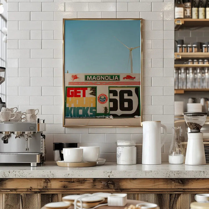Route 66 VI - Stretched Canvas, Poster or Fine Art Print I Heart Wall Art