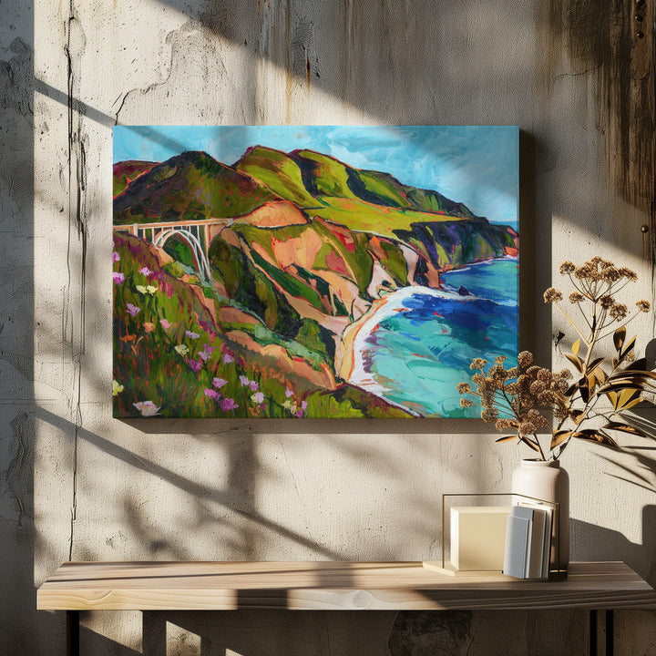 Route One Bridge - Stretched Canvas, Poster or Fine Art Print I Heart Wall Art