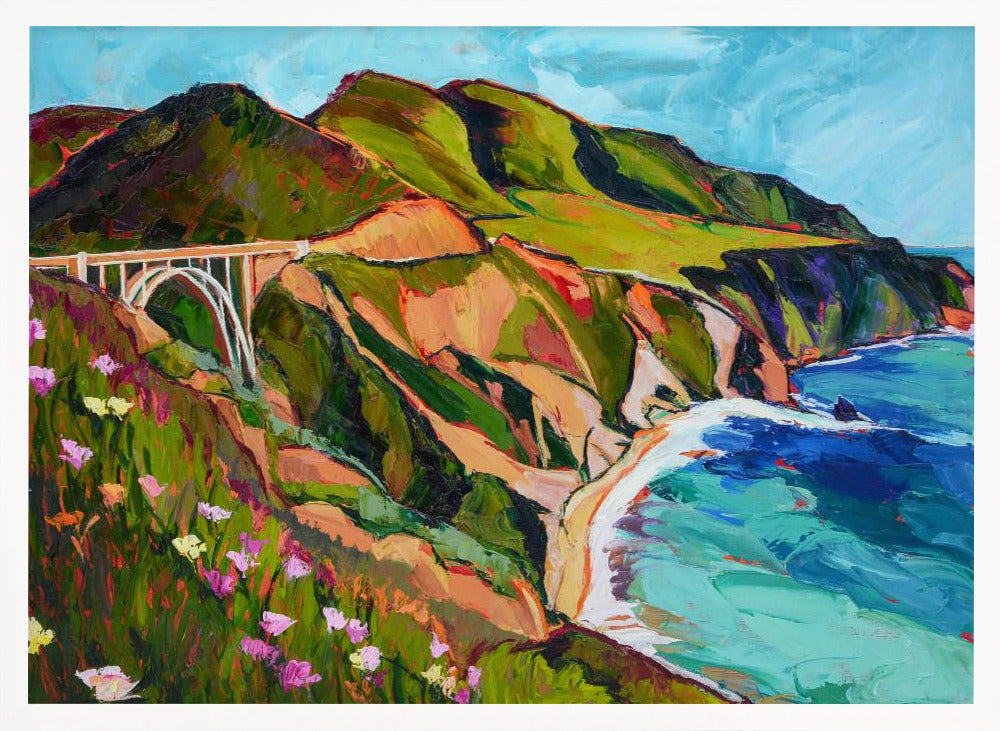 Route One Bridge - Stretched Canvas, Poster or Fine Art Print I Heart Wall Art