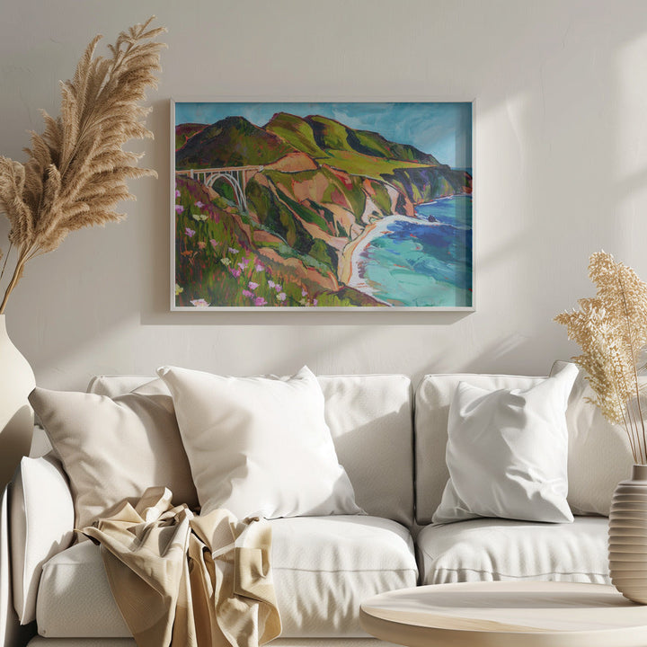 Route One Bridge - Stretched Canvas, Poster or Fine Art Print I Heart Wall Art