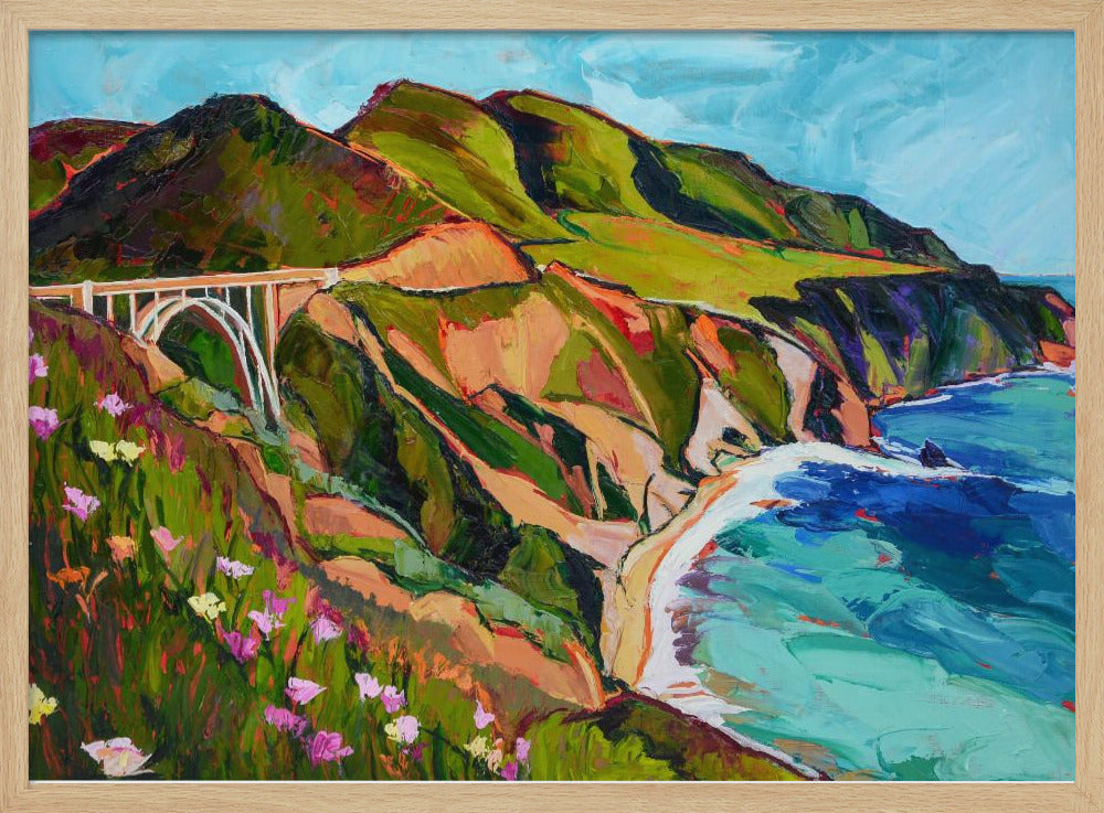 Route One Bridge - Stretched Canvas, Poster or Fine Art Print I Heart Wall Art