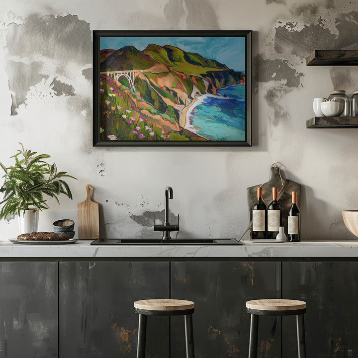Route One Bridge - Stretched Canvas, Poster or Fine Art Print I Heart Wall Art