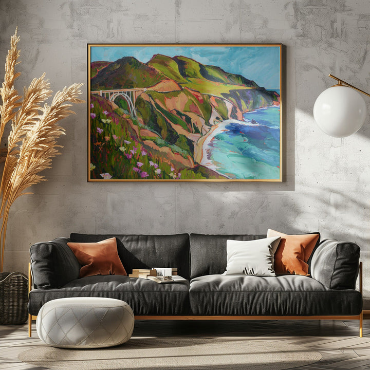 Route One Bridge - Stretched Canvas, Poster or Fine Art Print I Heart Wall Art