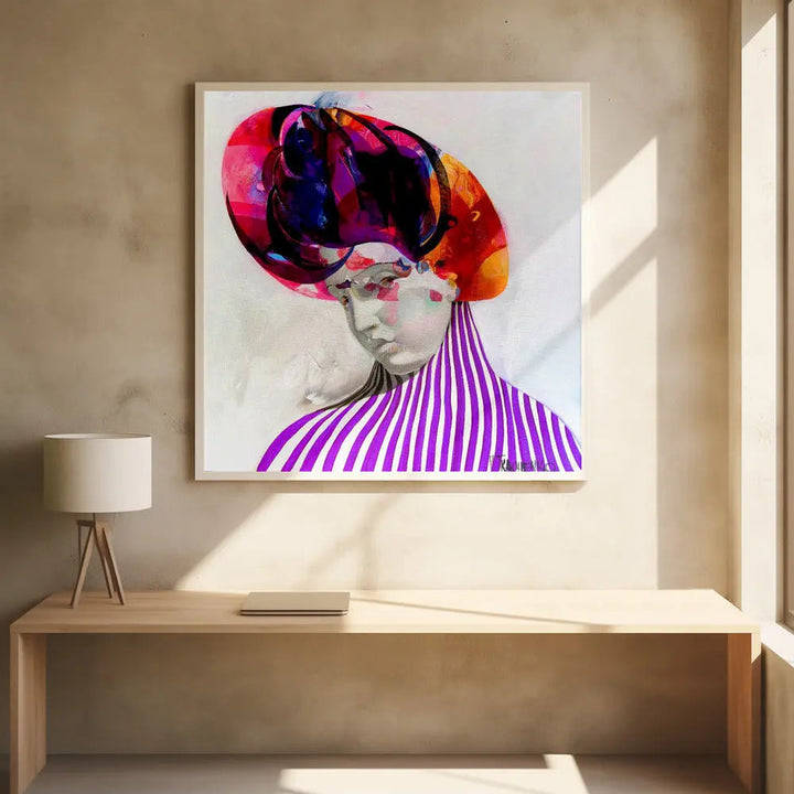 Ruby - Square Stretched Canvas, Poster or Fine Art Print I Heart Wall Art