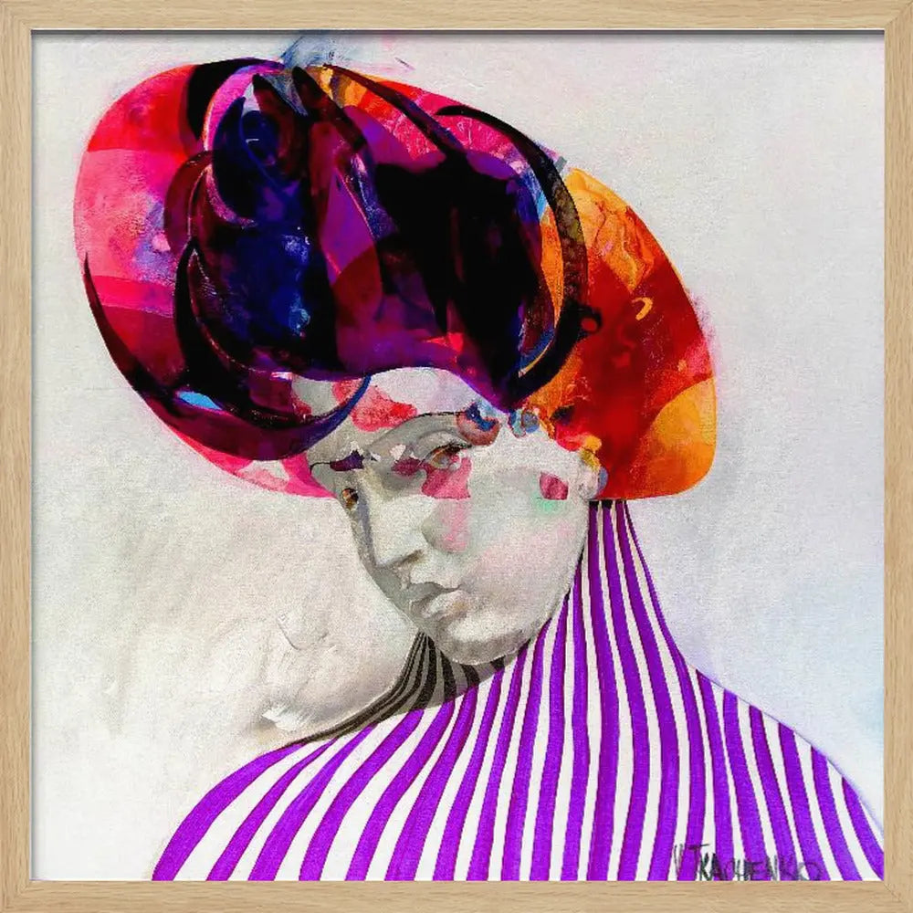 Ruby - Square Stretched Canvas, Poster or Fine Art Print I Heart Wall Art
