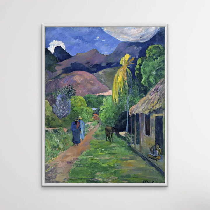 Rue De Tahiti by Paul Gauguin - Classic Canvas or Art Print I Heart Wall Art Australia 