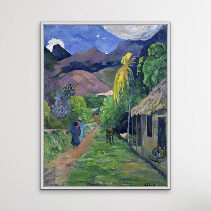 Rue De Tahiti by Paul Gauguin - Classic Canvas or Art Print I Heart Wall Art Australia 