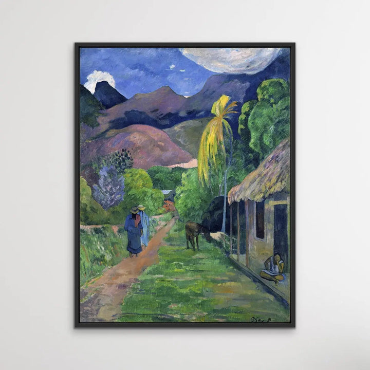 Rue De Tahiti by Paul Gauguin - Classic Canvas or Art Print I Heart Wall Art Australia 