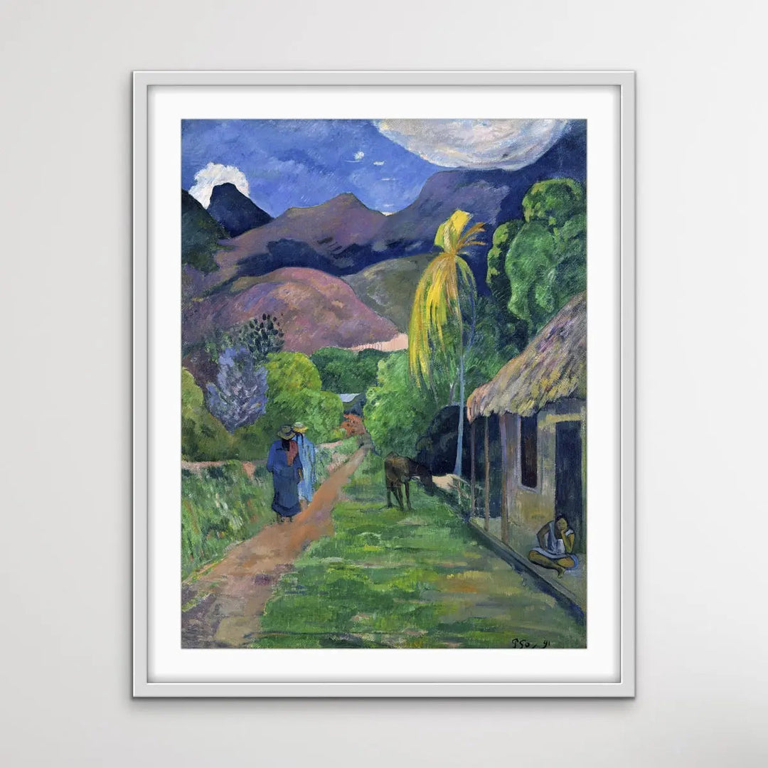Rue De Tahiti by Paul Gauguin - Classic Canvas or Art Print I Heart Wall Art Australia 